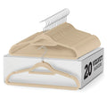 Household Premium Velvet Hanger 50 Pack -non-slip and Seamless Black Suit Hangers Suitable for Coats