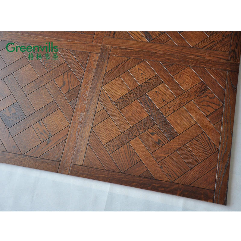 ECO-Friendly Oak Engineered Wood Flooring Versailles Parquet Wooden Waterproof Engineered Wood Oak Flooring