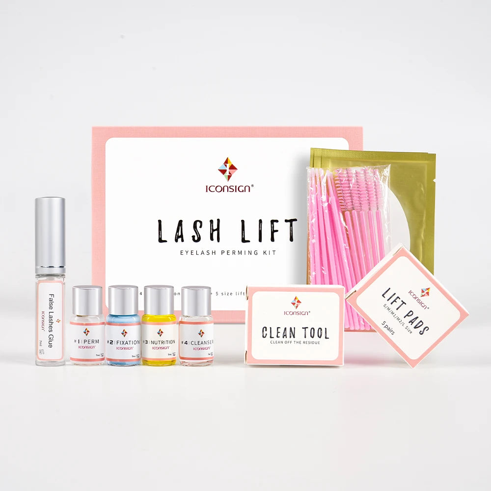 Private Label 8 Minutes Eyelash Lift Perm Kit Professional Eye Lash Lifting Set