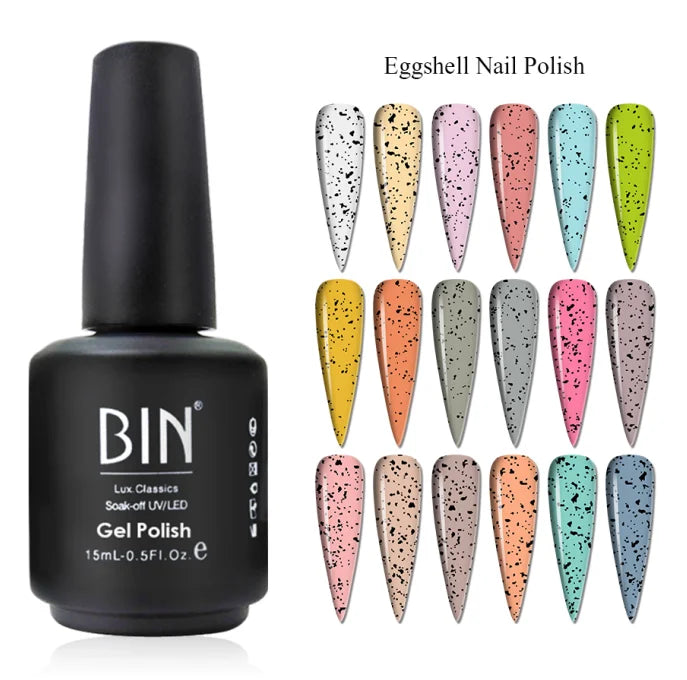 BIN New Arrival 15ml Uv Nail Gel Polish Eggshell Longlasting Gel Nail Polish Wholesale