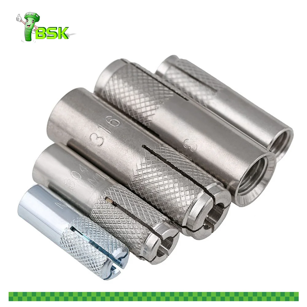 Manufacturer Galvanized Nickle Plated Anchors  M5 M6 M8 M10 M12 M16 M18 M20  Forging Brass Fixing Drop in Anchors for Furniture