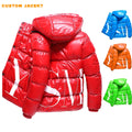 Wholesale Luxury Design Winter Custom Red Bubble Puffer Down Men's All Over Print Jacket