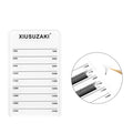 XIUSUZAKI Eyelash Extension Acrylic Crystal Lash Tray Tile Pallet Lash Holder Acrylic Hand Pallet Board for Eyelash Extensions