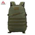 Lupu 40L Green Tactical Backpack 900D Oxford Zipper Closure Polyester Lining Soft Touch National Style