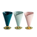 Creative Ins Ceramic Ice Cream Cup Tall Dessert Bowl