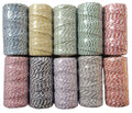 2MM 100M Bakers Twine Spool Colored Cotton Packaging Ropes for Gift Packing