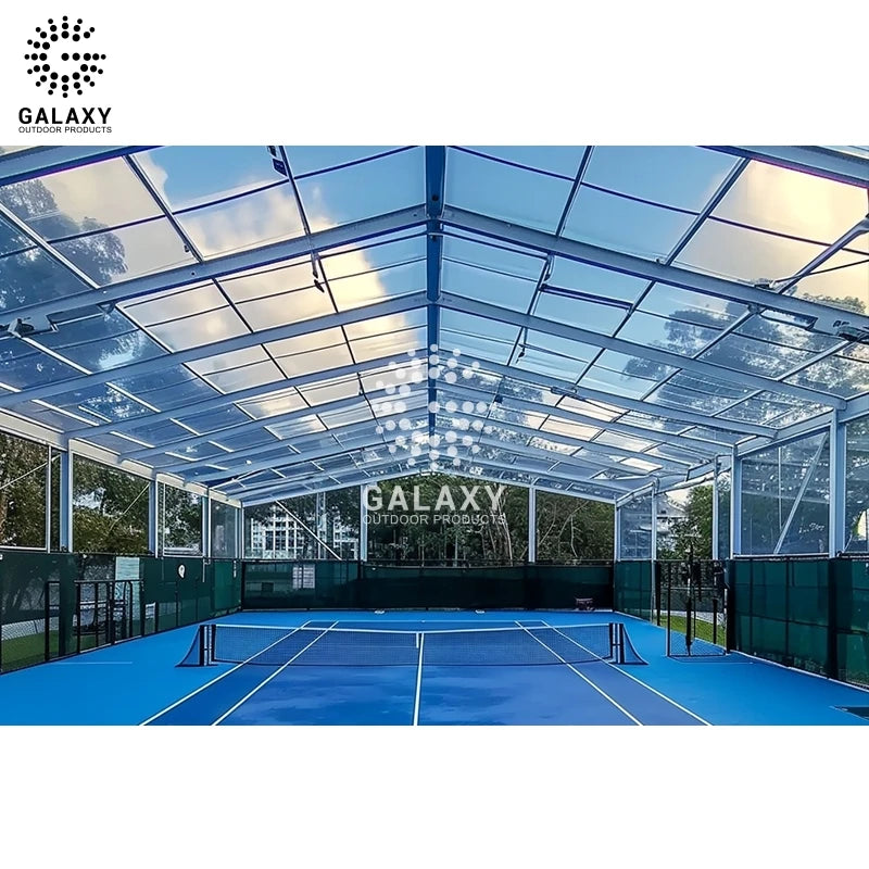 Galaxy Portable 20x30 30x50 40x60 Large Fabric Building Inflatable Tennis Court Tent with PVC Coated Polyester and Waterproof