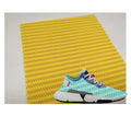 Double Mesh Jacquard Space Layer Fabric Single Stripe Pointelle Shoe Material for Boys and Girls Embroidered Pattern