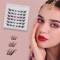 Eyelash Discount! Foxy Eye Press on Lash Cluster in Eyelash Box Custom From Eyelash Wholesale