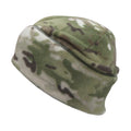 Winter Forest Hunter Fleece Camo Printed Beanies with All Over Graphic