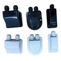 Anti-UV ABS Solar Mount Solar Panel Cable Gland Dual Cable Entry Double Cable Feedthrough for RV Solar