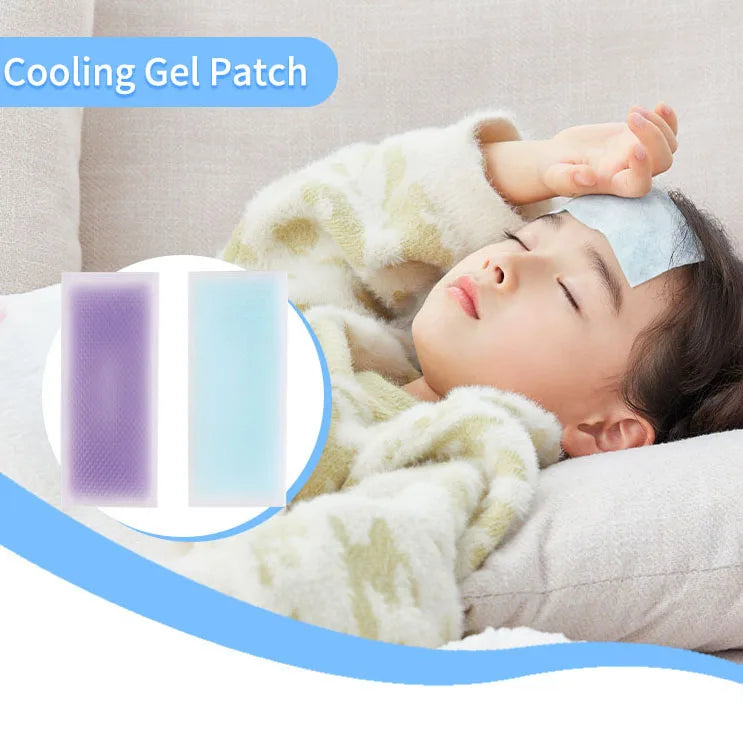 Soothing Cooling Gel Patch with Long-Lasting Cooling Effect for Quick Relief From Fever and Headaches