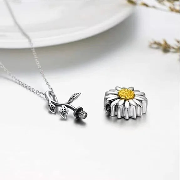 Ashes Necklace Urn Pendant Metal Memorial Cremation Jewelry with Plating Technique