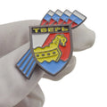 Custom Made Pin Badges TBEPb Soft Enamel Lapel Pins of Russia's Tver City Beautifully Packed in Premium Gift Boxes