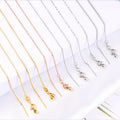 Bead Needle Style Universal Chain Sun Flower Gypsophila Snake Box Cross Chain Stainless Steel Chains