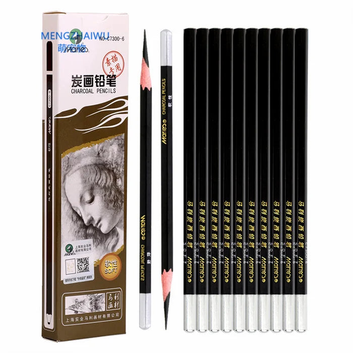 No Stock School Supplies for Students Painting Art Stationery Set Drawing Sketch 2B4BHB14B Pencil Charcoal Pen Wooden Pencil Set