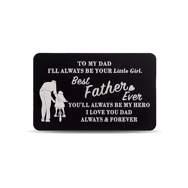 Gift Metal Cards Personalized Metal Plaque Stainless Steel Gifts Cards