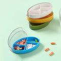 Plastic Pill Box Pill 4 Compartment Custom Logo Organizer Health Care Medicine Pill Box