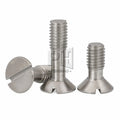 Best 304 A2-70 Stainless Steel Metric Threaded Flat Head Machine Screw Bolt Slotted Countersunk Head Screws With Waisted Shank
