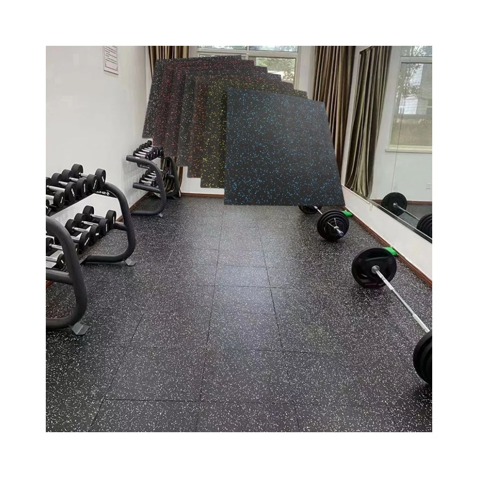 Superior Shock Absorption Non-Toxic and Eco-Friendly Durable and Wear-Resistant EPMR Gym Mats Sports Flooring