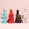 Custom Logo Jewelry Packaging Ring Earring Pendant Necklace Bracelet Drawer Slide Out Jewelry Box with Foam