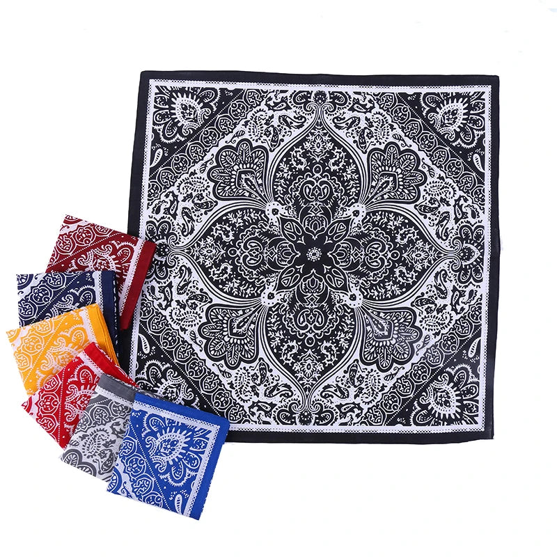 Boyue Manufacturer Oem Custom 100% Recycled Polyester Bandana Rpet Bandana Scarf