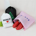 Wholesale Traveling Shoe Storage Bag Dustproof Shoe Bag Non-woven Clothing Shoe Packaging Bag Dust Prevention