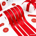 Factory Customized Large Stocked Wide Polyester Single/Double Faced Smooth Cheap Red Satin Ribbon Roll