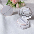 15g Hot Sale Simple Design Octagonal Marble Cushion Foundation BB Cream Compact Powder Empty Box