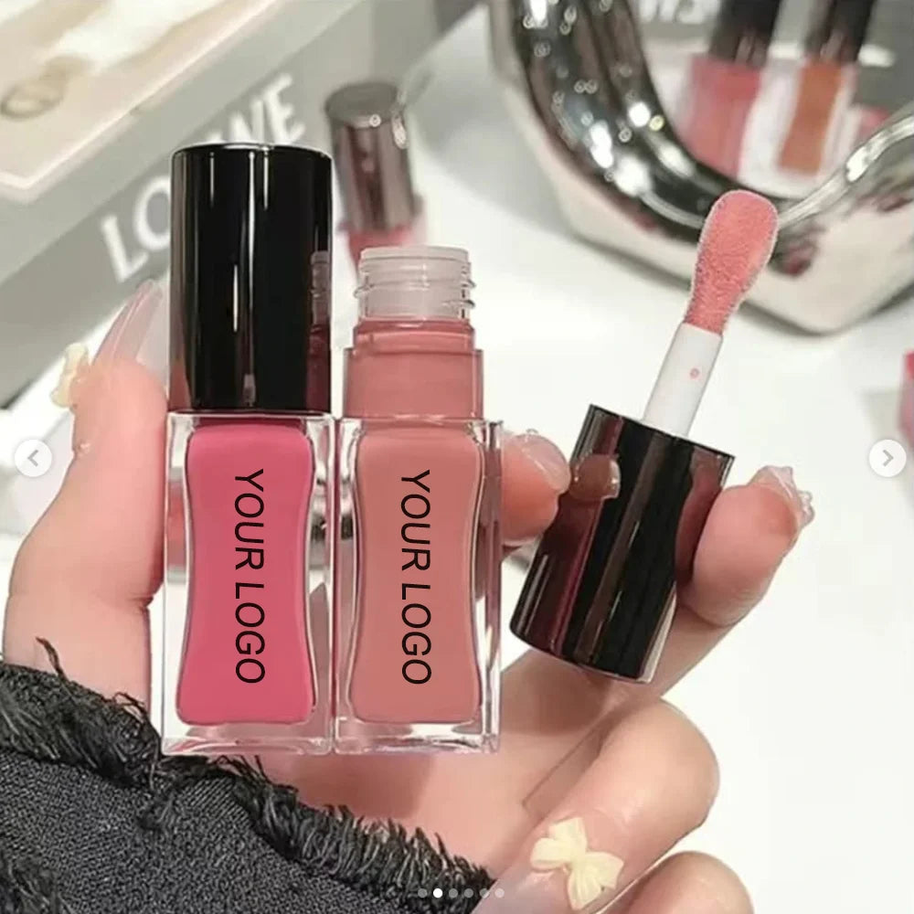 Custom Cute Lip Gloss Glossy Shiny Vegan Lipgloss Vendor Private Label Clear Lip-gloss-private-label
