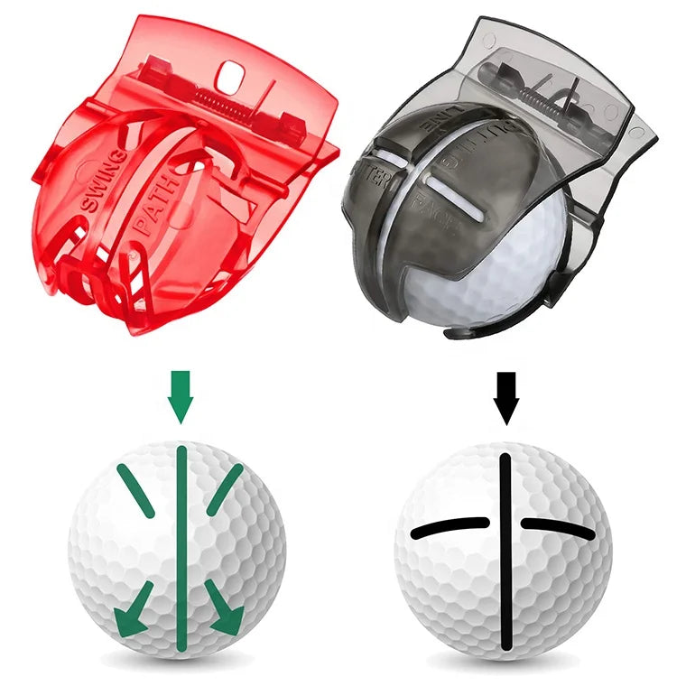 Golf Ball Alignment Tool Liner Drawing Marking Easy Snap in Cup Liner Golf Ball Marker Liners