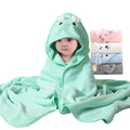 Ultra Absorbent Hooded Newborn Towel Bathrobe Premium Soft Microfiber Quick-Dry Eco-Friendly for Baby