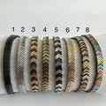 Wholesale Bohemian Healing Calming Spiritual Bracelet Yoga Colorful Arrow Hematite Bracelet for Men Jewelry Drop Shipping