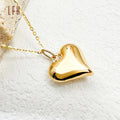 LFH Hot Selling 18k Real Gold Heart Pendant Necklace 18k Pure Gold Pendant Gold Jewelry 18k Real for Women