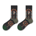 Hot Sale Most Popular Socks Women Sports Knitted Design High Quality Wholesale Cotton Fashion Crew Cartoon Women Socks