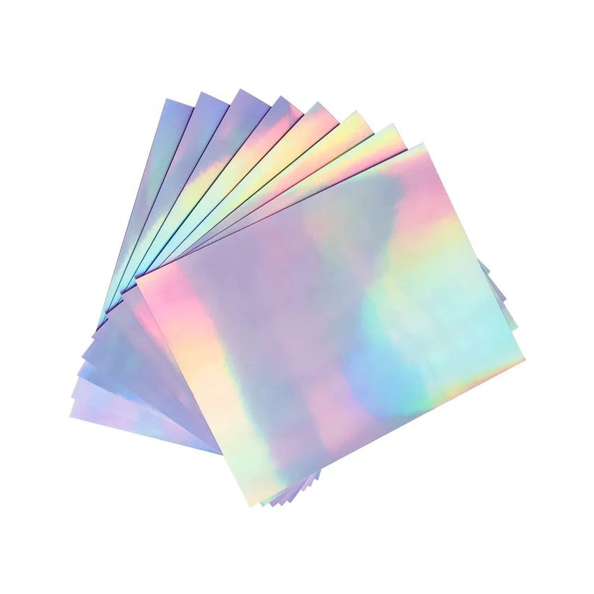 Wholesale A3 A4 Size Paper Sheet or Customized Self Adhesive Hologram Vinyl Outdoor Sticker Paper