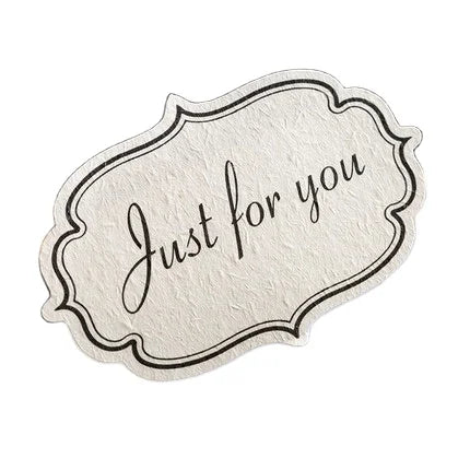 Luxury Embossed Adhesive Scratch off Stickers MOQ 1batch Gold Foil Thank You Labels Art Paper in Stock