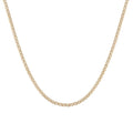 Nagosa Wholesale Women 18k Gold Vermeil Jewelry 925 Sterling Silver Curb Chain Necklaces