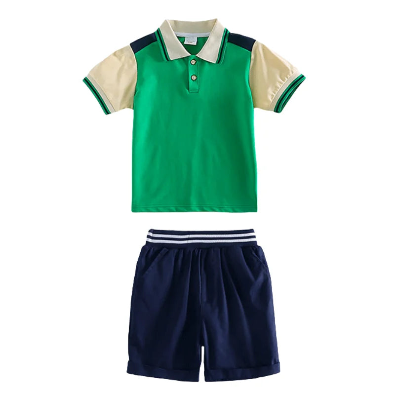 Latest Design Summer School Uniform for Girls Secondary & Primary School Polo Shirt Shorts Skirts