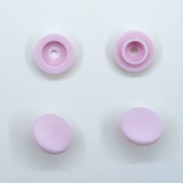 Wholesale Plastic Snap Button Sewing Snap Fastener Plastic Frosted T15 Snap Button Press Stud Socket Button 14.7mm