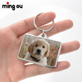 Latest Design Metal Sublimation Double-sided Blank Dog Tags Preventing Loss Thermal Transfer Printing Heat Transfer DIY Dog Name
