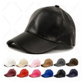 Wholesale Custom logo 6 Panel Laser Baseball Cap Reflective Street Hip-hop Waterproof PU Leather Curved Brim Sports Hats