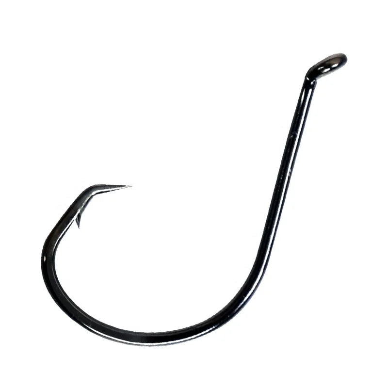 1#-6# 1/0#-10/0# Wholesale 7384 Sport Circle Fishing Hook Saltwater Strong Carbon Steel Octopus Offset Hooks Jig Fishhooks MegaBDM