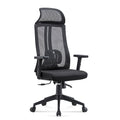 Foshan Contemporary Ergonomic High Back Fabric Lift Executive Office Chair with Full Mesh Power Tilt & Gliding Wheels