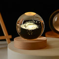Hot Sell Creative Star Astronaut Crystal Blank Glass Ball 3D Laser Engraved Table Decoration Crystal Ball