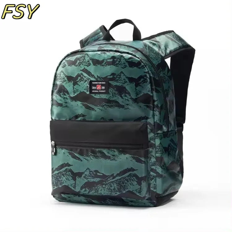 New Design Camouflage School Bag Student Backpacks Hot Sale Outdoor Travelling Hiking Backpack for Sports Daily Use