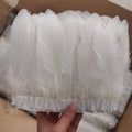 Cheap Sale Bulk 13-18 cm Goose Goose Nagoire and Satinettes Feather Trim Fringe for Party Dresses Design Decoration