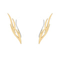Original Design 18K Gold Plated Stainless Steel Jewelry New in Piercing Fire Cone Earring for Women Punk Earrings E221455