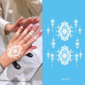 Henna Temporary Tattoos Bride Wedding Tattoos Stickers Indian Style Body Painting Decoration Removable Tattoos