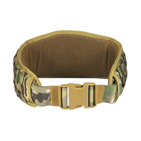 Yakeda CP Nylon Comfortable Elastic Waist Padded Patrol Belt Tactical Duty Battle Belt Security Utility Molle Tactical Belt